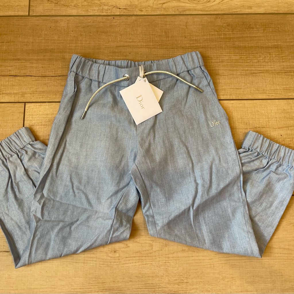 Nwt Christian Dior Kids Pants/Pantalon 534 Bleu J/5a Size 5